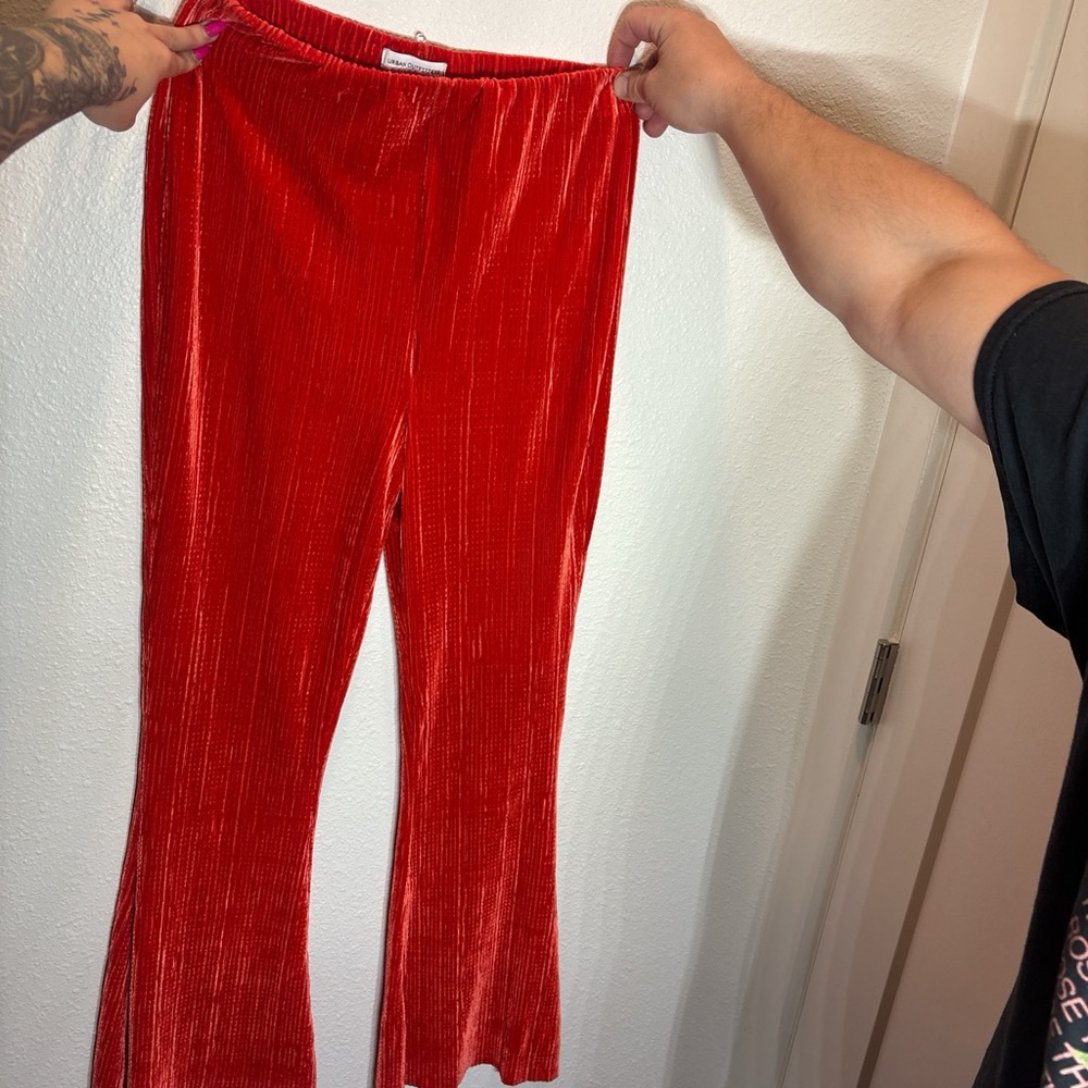 Urban Outfitters Woman’s Red Velvet Pants